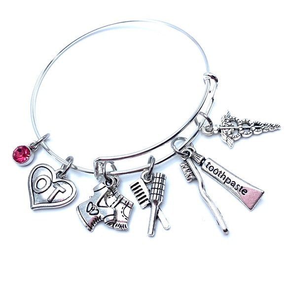Occupational Therapist Bracelet Therapy Charms May Be Personalized - Picture 5 of 7